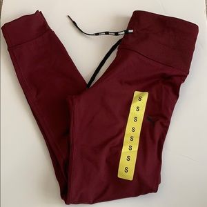 NWT! Puma red/burgundy joggers